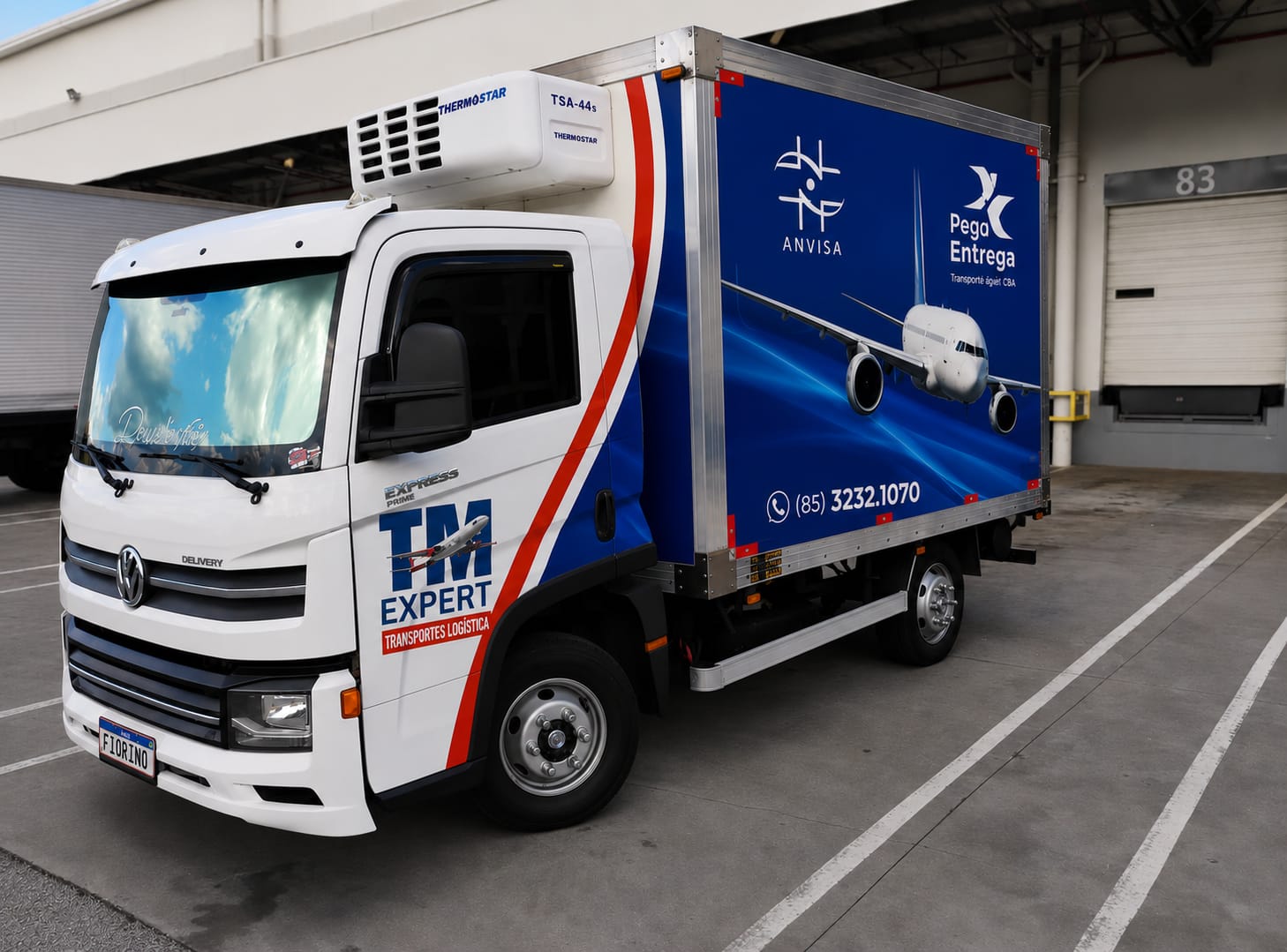 Caminhão refrigerado TM Expert para transporte de cargas